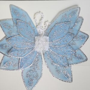 Blue and Silver Fairy Wings